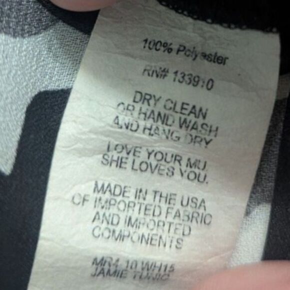 🖤 Show Me Your Mumu Jamie Tunic Black & Grey Animal Print – Size L - Picture 5 of 9